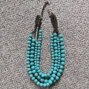 Sugarfix turquoise beaded necklace